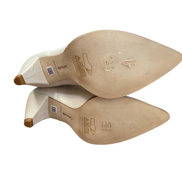 Larroude Louise Pointed Toe Western Boots Heel Leather Mismatched Sz 7 and 7.5 - Picture 12 of 13